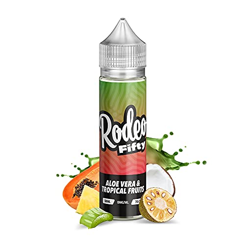 Rodeo-50ml-Aloe-Vera-Tropical-Fruits-Vape-Juice-E-Liquid-for-E-Cigarettes-Shortfill-Bottles-for-E-Cig-All-Day-Vaping-No-Nicotine-0mg-Vape-Liquid-with-Unique-Flavours-Single