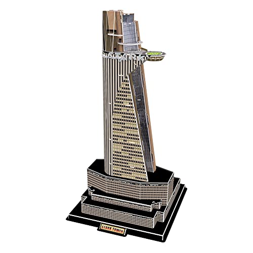 Marvel Studios: Stark Tower 3D Puzzle, Gray, 25.3 x 27.1 x 49 cm