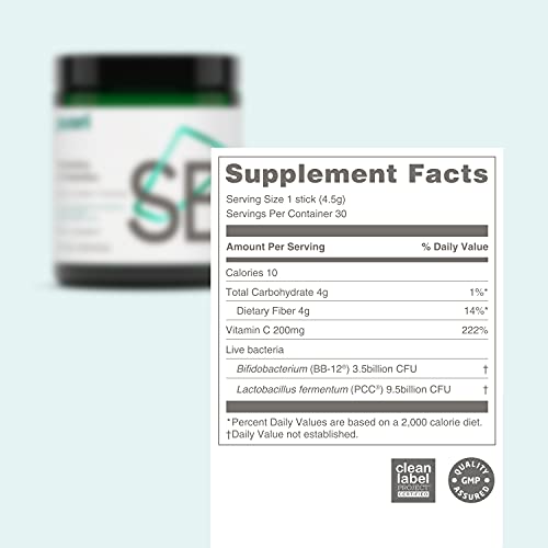 Puori Probiotics And Prebiotics Dietary Supplement - 13 Billion Cfu X 30 Servings - Support Immune And Digestive Health - Fiber 4G, Vitamin C 200Mg - Sb3 Bifidobacterium, Lactobacillus Fermentum #TOP1