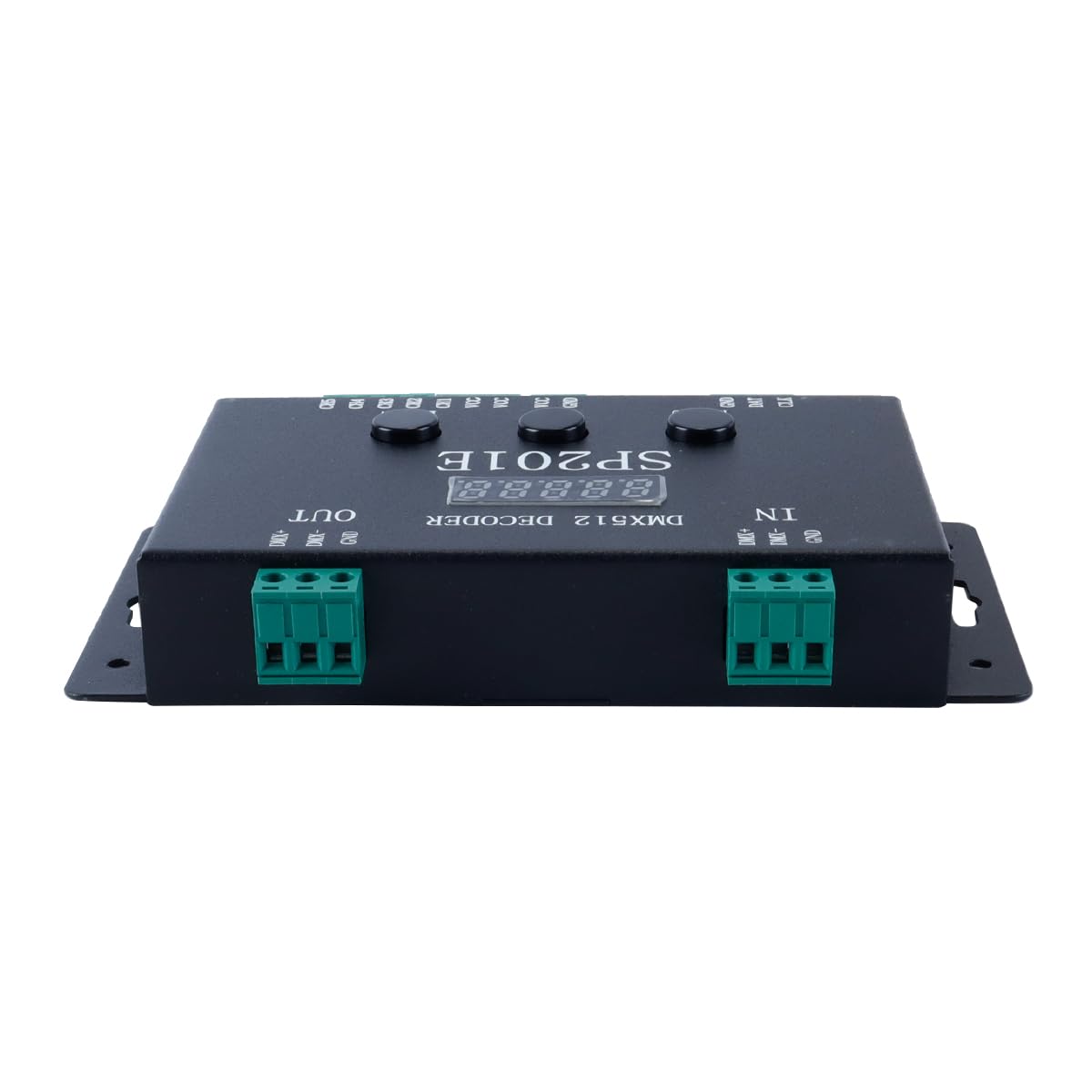 Decoder DMX512 e controller pixel SPI, supporta WS2811 WS2812B SK6812 APA102 LPD8806 UCS1903 RGBWW Strip, 1024 pixel, DC 5V-24V