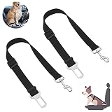 Riyanon Dog Seat Belt 2 Pack, Seat Belt for Dogs, Seat Belt Attachment for Dogs, Adjustable Safety D