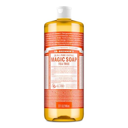 Dr. Bronner Magic Soaps Pure-Kastilien Seife, 18-in-1 Hemp Tea Tree, 32-Unze
