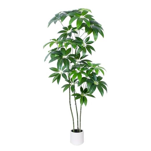 Yepdin 6 FT Tall Artificial Money Tree