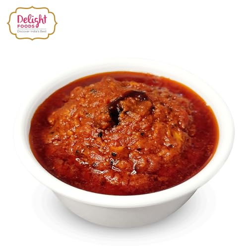 Image of Delight Foods Mylapore Iyer's Tomato Thokku 800g | Traditional Tamil Nadu Rice Mix | Made with Pure Gingelly (Sesame) Oil | Homemade Style Tomato Pickle | No Preservatives