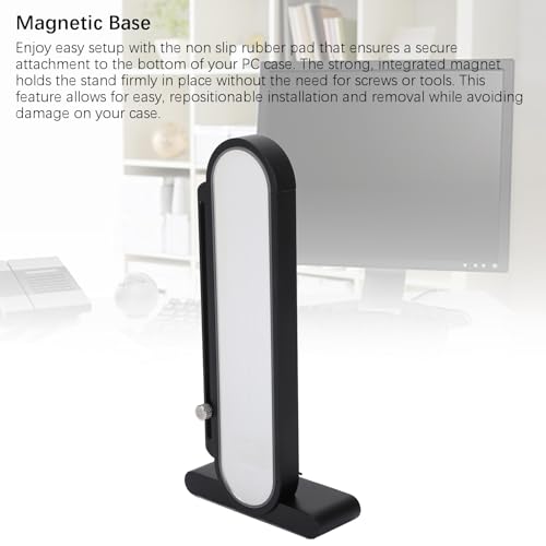 Soporte ajustable RGB para tarjeta gráfica con display de temperatura miniatura 2