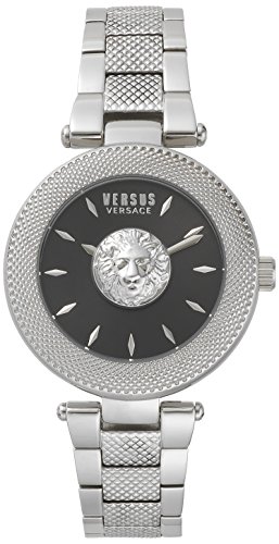 Preisvergleich Produktbild Versus by Versace Damen Analog Quarz Uhr mit Edelstahl Armband VSP212417