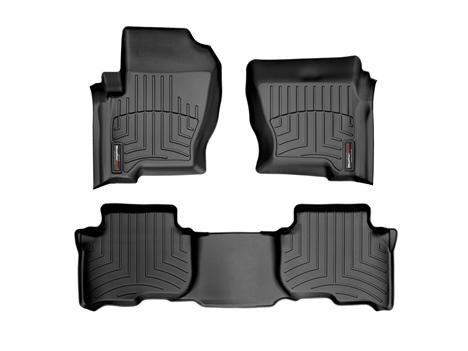 WeatherTech 2005-2008 Land Rover Range Rover LR3 / Discovery 3 Black Floor Liner (Full Set: 1st & 2nd Row)