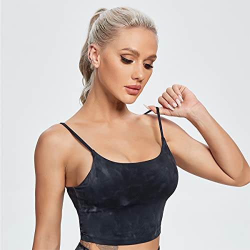 Luogongzi Crop Tank Tops For Women Padded Sport Bras Gym Fitness Yoga Athletic Workout Summer thumb #1