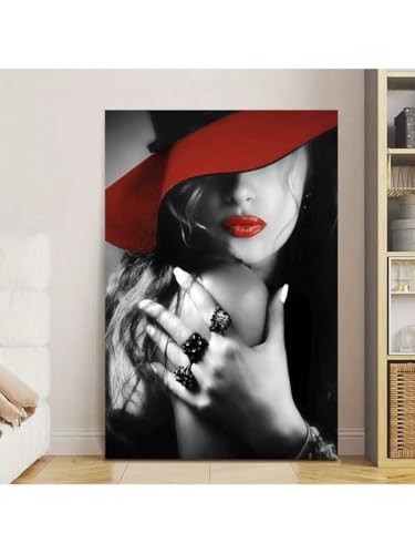 Affiche art moderne femmes lianyibo peinture toile decoration salon 50x70