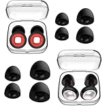 truee 2 Pairs Ear Plugs For Sleeping, Noise Cancelling Earplugs, Reusable Soft Silicone Earplugs, Each Piece Sleeping s 3 Sizes(S/M/L), Ideal For Work, Study And Travelling, 2 Storage Boxes