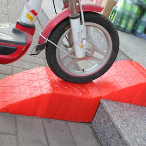 Rampa plástica portátil 16 cm altura con diseño encajable miniatura 4