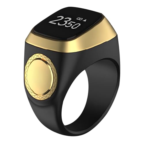 Bague Tasbih Zikr pour ne plus perdre le compte de vos prières grâce à l'écran OLED