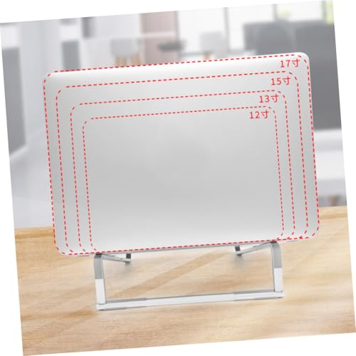 Soporte Plegable de Metal para Laptop OUNONA Plata miniatura 5
