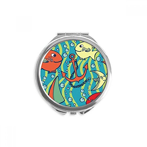 Miroir rond de poche portable pour ajuster votre maquillage facilement et sans encombrement