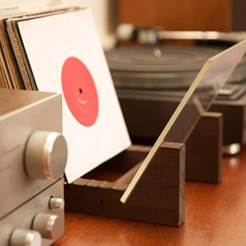 RetroFun Supporto per dischi in vinile, espositore per CD in legno Scaffale per dischi impilabile per contenere fino a 25 album, DVD o CD, adatto per gli amanti della musica da DJ