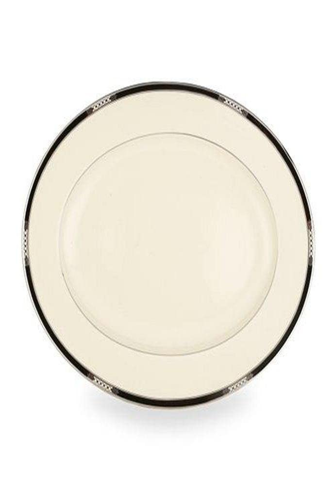 Lenox Hancock Platinum Plateau ovale grand plat de service de table chic