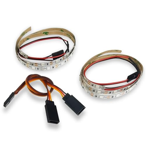 Lámpara de chasis con tira de luz para camión coche y dron RC