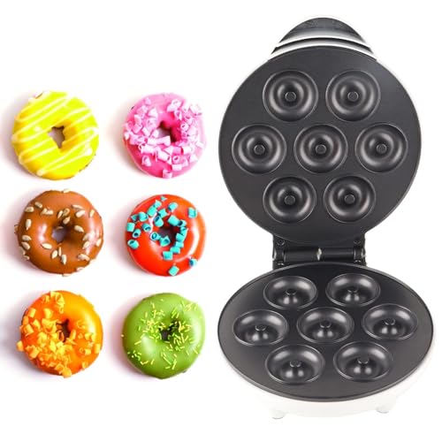 Donut Maker, Mini Donut Machine Donut Maker Easy Release Heat Dissipation Prevent Slipping Portable Electric Donut Maker