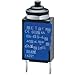 E-T-A Circuit Protection and Control 106-M2-P10-0.7A , Circuit Breaker; Thermal; Push; 1-P; 0.7A; 250VAC/48VDC; Panel Mnt; Blade Term.