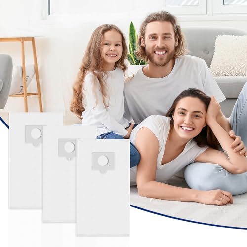 Image of 12 Pack Q /C Canister Vacuum Bags 53292 Type Q /C HEPA Replacement Dust Bags for Models 600 400 200 700 800 Series Vacuum Bags 81615 81214 81414 81714 21814 BC3006 BC3005 BC2005 BC7005