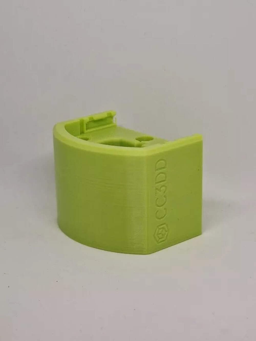 CC3DD Wall Mount Locking Battery Holder for Ryobi One+ 18v - Workshop - Van Lime Green