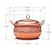Hammered Copper Soup Pot, Handcrafted Kitchen Cookware Set with Handles and Lids Copper Vintage Cooking Pan