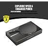 Killerspin Stilo7 SVR Ping Pong Paddle، مضرب تنس الطاولة على مستوى الأداء مع تقنية الكربون، حافظة كتب الذاكرة، أسود
