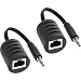 Produktbild InLine 89002 Audio über RJ45 passiv, Klinke 3,5mm Stecker / RJ45 Buchse, max. 50m, 2er Pack