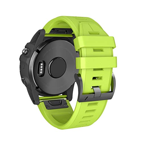 Sportarmband mit Schnellentriegelung, Ersatz f&uuml;r Garmin Fenix 3/Fenix 3 HR/Fenix 5X/Fenix 5X Plus Smart Watch (gr&uuml;n)