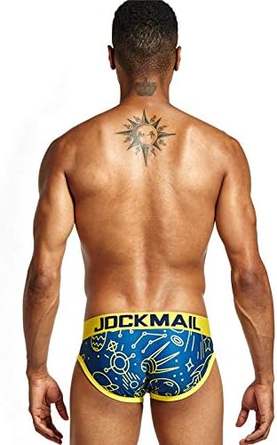 JOCKMAIL Men's Underwear Briefs Playful Printed briefs Ice Silk Sexy Low Waist Underwear - Image 8