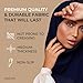 VOILE CHIC Non-Slip Premium Chiffon Hijab Scarf for Women - Lightweight Head Scarf Wrap for Full Coverage and All Day Comfort