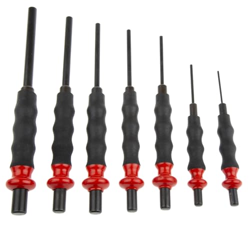 FACOM - Jeu de 7 Chasse-Goupilles et Chasse-Clous Gainés - 249.GJ7 - Jeux d'Outils de Chocs - Kit Outillage - Pose ou Extraction d'un Élément Bloquant -...