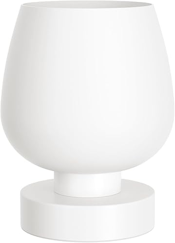 Miniatura 9 de Seealle Juego de 2 lámparas táctiles para mesita de noche, pequeña lámpara de noche para dormitorio, sala de estar, mesita de noche, lámpara de