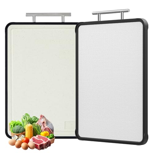 AceFly Stainless Steel Cutting Board, Dishwasher Safe...