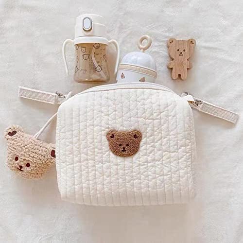 Sac a Langer Bebe Organizador de Pañales Bolsa para Cochecito Cama de Bebé, Mini bolsa de almacenamiento para niños y niñas