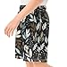 Boccsty Fashion Green Sliver Grey Leaves Boys Summer Shorts Youth Athletic Shorts Kids Basketball Short S