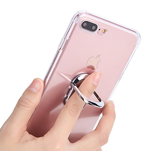 Iphone 7P Case / Iphone 7 Plus/ Iphone 8 Plus Case With 360 Rotating Ring Grip Holder Kickstand Function Magnetic Base, Ultra Slim Thin Hard Scrub Cover With Shockproof Protective For Soft Tpu Iphone #TOP1