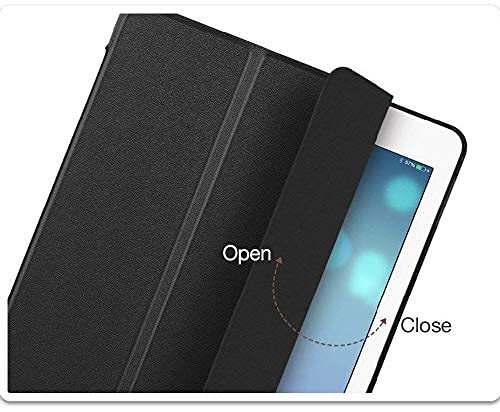 Image of Mcart Flip ipad Cover iPad 9.7 case 2018 /2017 5th ipad case 6th Generation Tifold Matt Black