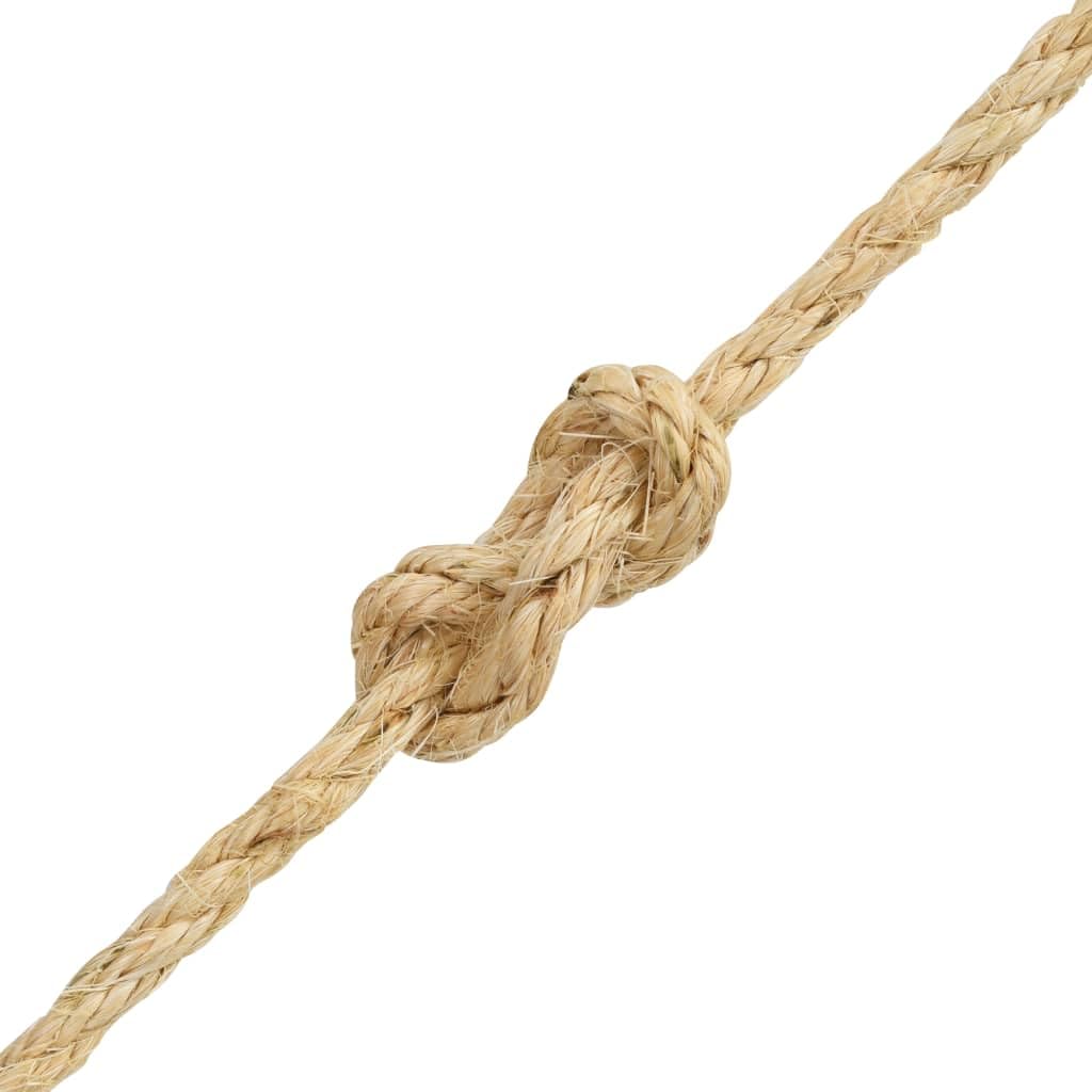 Sisal-Seil 10mm 100m - 100% Natürliches Sisalseil Meterware für Katzenkratzbaum, Kratzbaum Ersatzseil, Garten und Basteln - Reißfestes Allzweckseil Naturseil