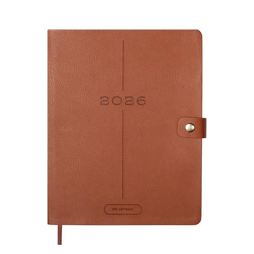 Fringe Studio 2026 Weekly Planner, Aug 2025 - Dec 2026, 17 Month, Faux Leather Wrapped Cover,
