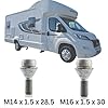 Wheel Locking Bolts To Fit Fiat Ducato Fits Peugeot Boxer Fits Citroen Relay 2007 Onwards Van Motorhome Anti Theft Security Lock (M16) #3