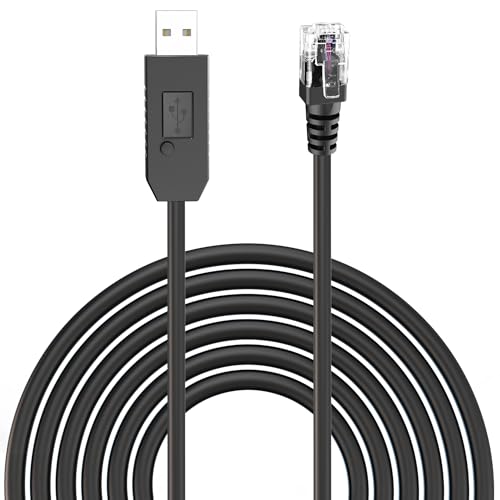 Radar-Detector-Cable-USB-to-RJ11-Plug-Power-Cord-with-Mute-FunctionReplacement-Power-Cablefor-Escort-Smart-MAX-360-Passport-Cobra-360-Unide-R134DFR89-Radenso-XP-etc-Radar-Detector