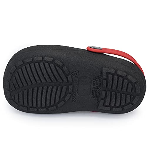 Sandalia Babuche Infantil Menino Masculino Barato Ref 700 Tamanho:25/26;Cor:Preto