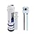 Lychee Light Dual Flush Valve & Push Button Replacement Parts and Assembly Fits Geberit & kohler Split Toilet Parts, with Top Push Button,Universal Toilet Tank Spare Kits White,2 Inches (11" Height)
