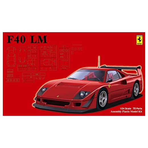 Fujimi modelo 1./2.4. Rial Serie del coche de deportes No.1.1.4. Ferrari F4.0 LM plaestico
