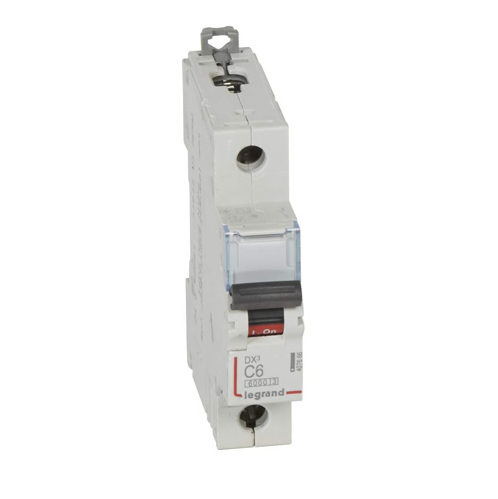 Evite sobrecalentamientos en cables finos con el magnetotérmico unipolar Legrand 6A DX3