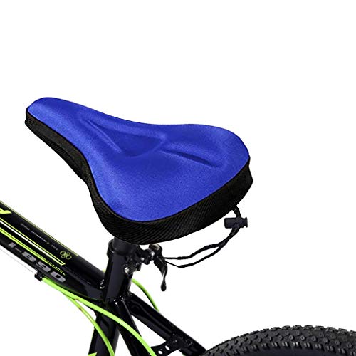 Conjunto de almofada de assento de bicicleta para mulheres e homens, capa de selim de bicicleta de g