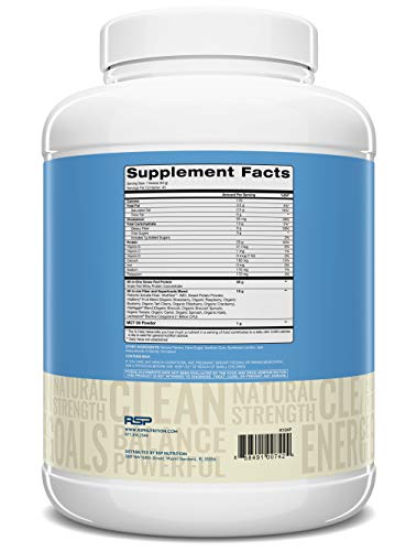 RSP TRUEFIT - Protein Powder Meal Replacement Shake, Grass-Fed, Organic Real Food, Probiotics, MCT Oil, Non-GMO, Gluten Free, No Artificial Sweeteners, 4 LB Vanilla - Thumbnail 5