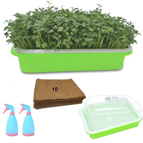 10 PCS 8.46" X 10.6" Microgreens Growing Medium Hemp Jute