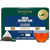 VAHDAM, High Mountain Oolong Tea Bags (30 Count) Non GMO, Gluten Free | High Grown Oolong Tea Leaves - Light & Floral | Resealable Ziplock Pouch